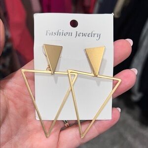 Gold Geometric Earrings